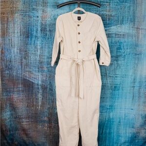 Women's Cream Jumpsuit